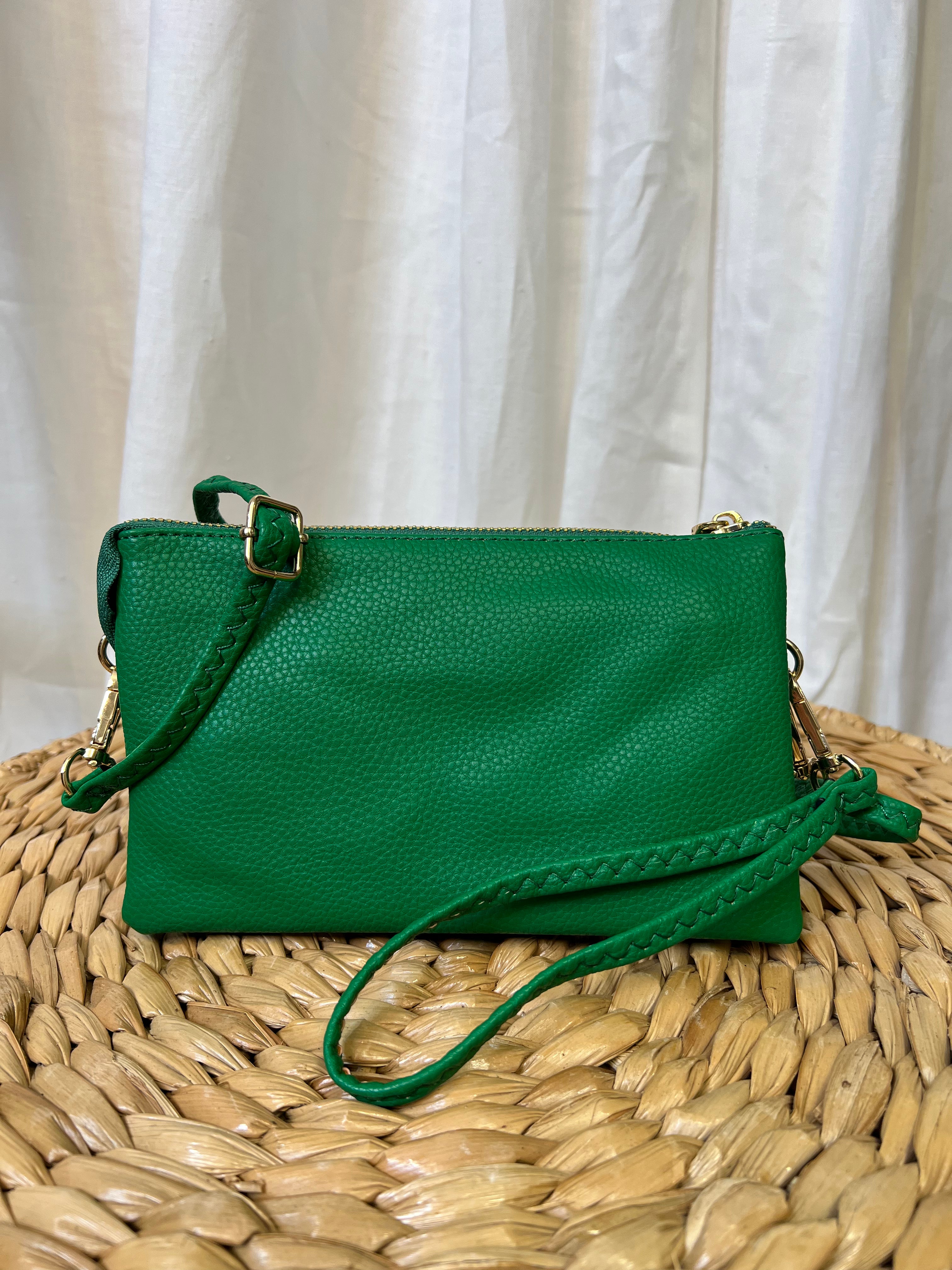 Riley 3 Compartment Crossbody/Wristlet-Crossbody Purses-Jen and Co-The Silo Boutique, Women's Fashion Boutique Located in Warren and Grand Forks North Dakota