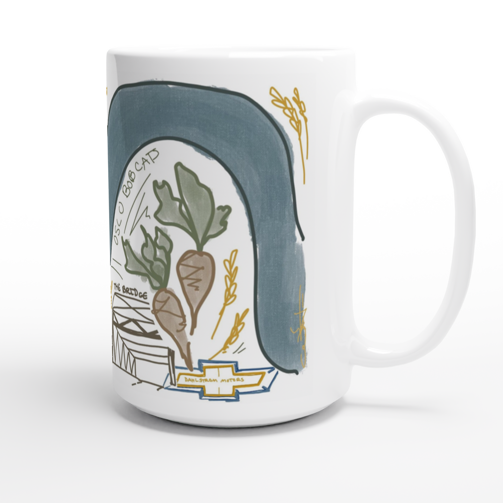 Oslo Coffee Mug-Coffee Mugs-ivory and sage-The Silo Boutique, Women's Fashion Boutique Located in Warren and Grand Forks North Dakota