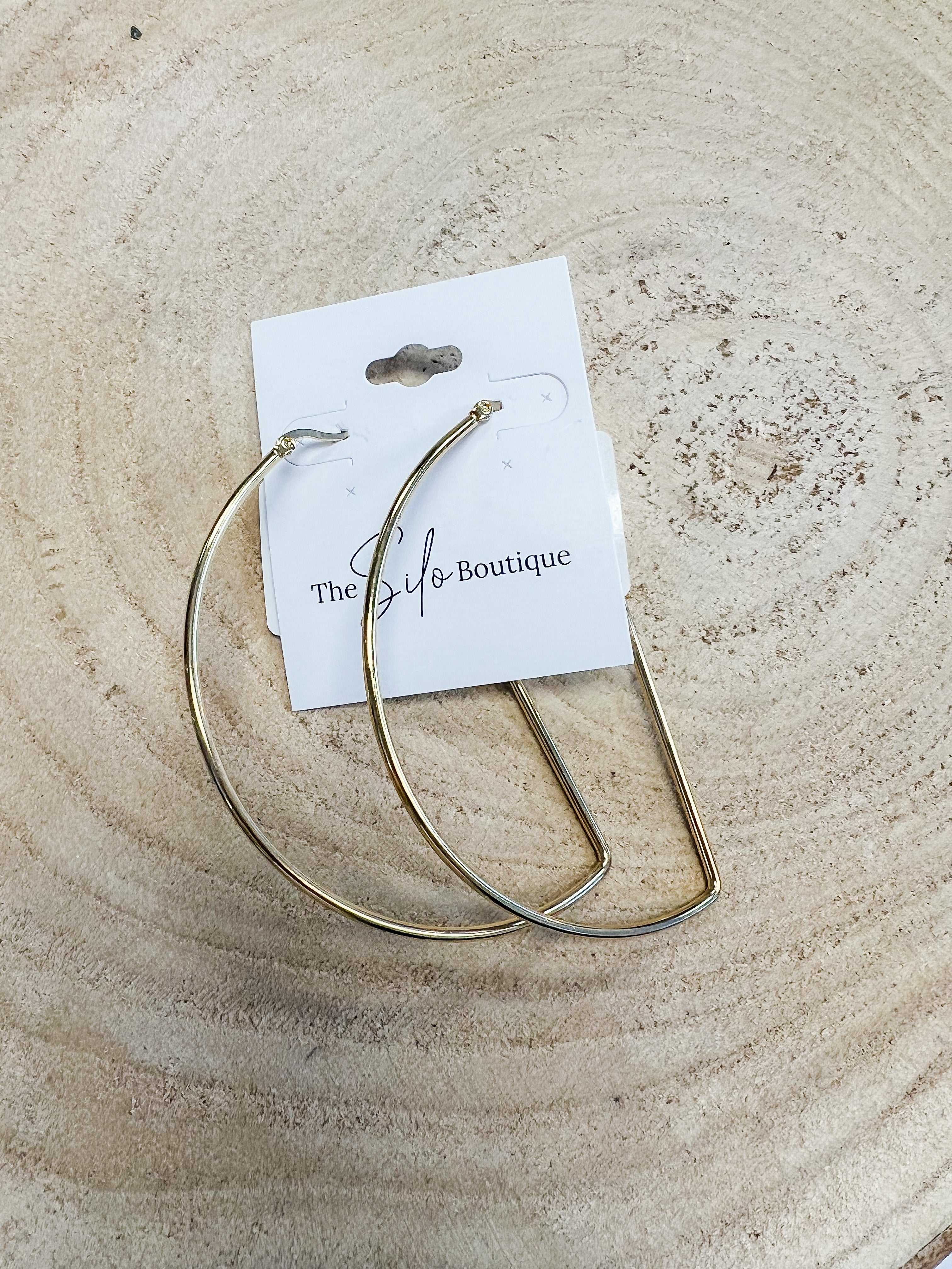 Big Diora Hoop-Earrings-Dallas Market-The Silo Boutique, Women's Fashion Boutique Located in Warren and Grand Forks North Dakota