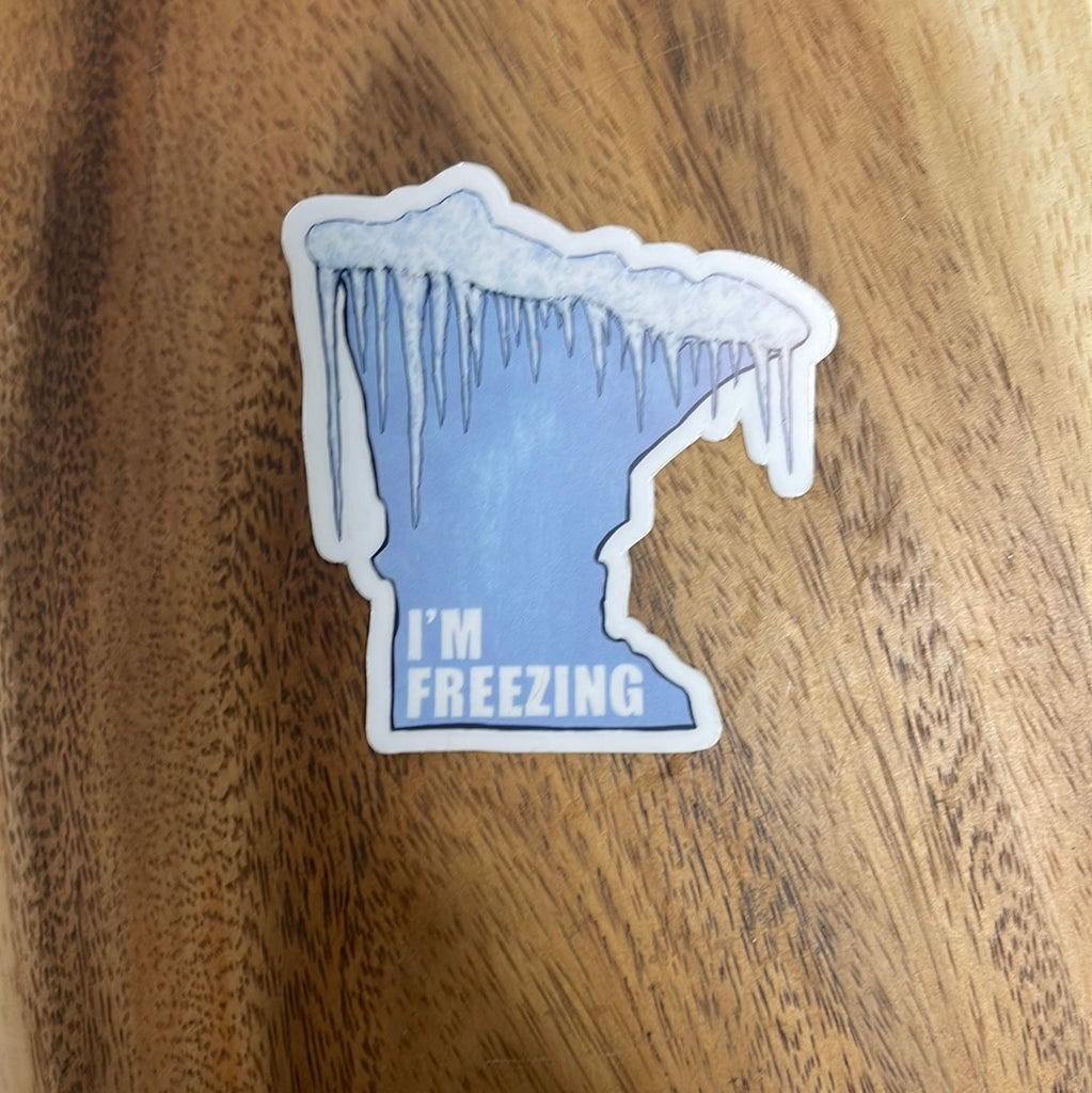 Freezn MN Sticker-Stickers-nice enough-The Silo Boutique, Women's Fashion Boutique Located in Warren and Grand Forks North Dakota